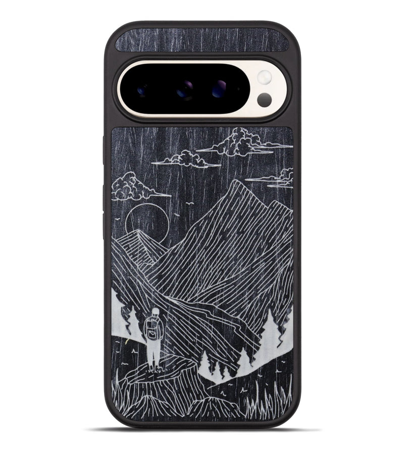 Pixel 9 Pro XL Wood Phone Case - Roaming - Ebony (Curated)