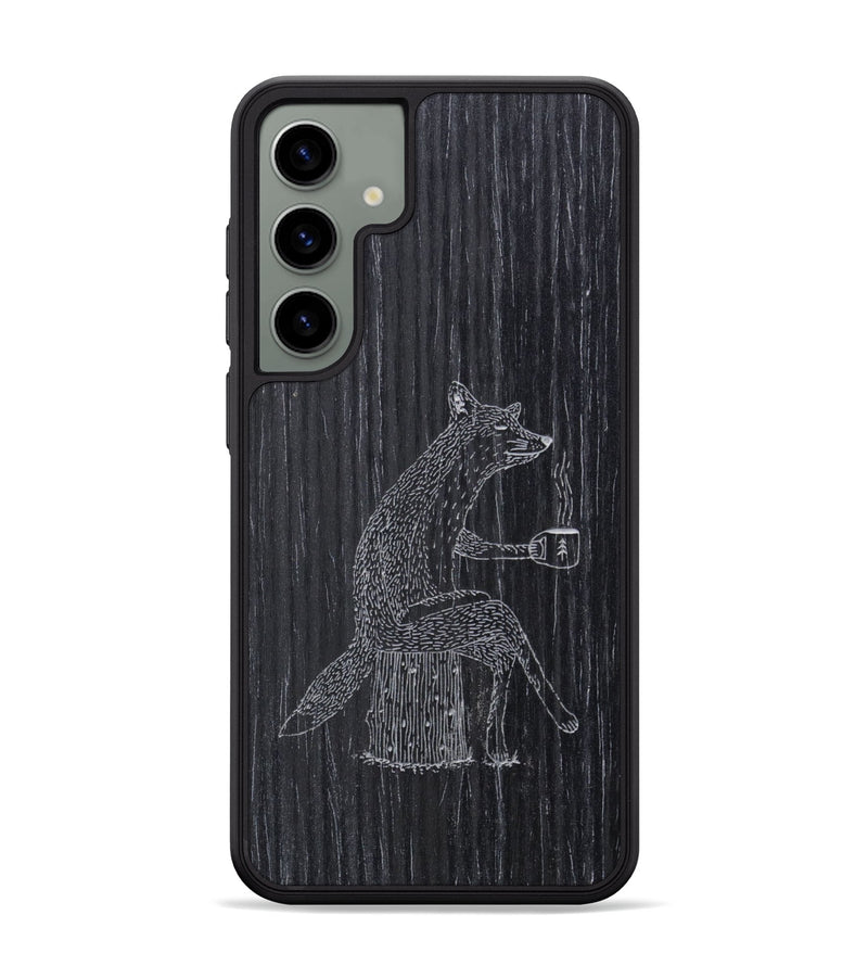 Galaxy S24 Plus Wood Phone Case - Fox - Ebony (Curated)
