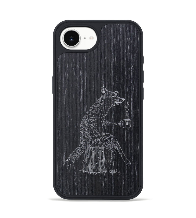 iPhone 16e Wood Phone Case - Fox - Ebony (Curated)