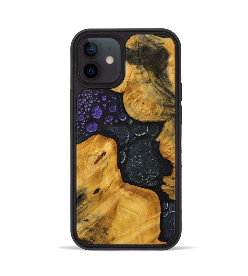 iPhone 12 Wood+Resin Phone Case - Maximus (Chameleon, 706559)