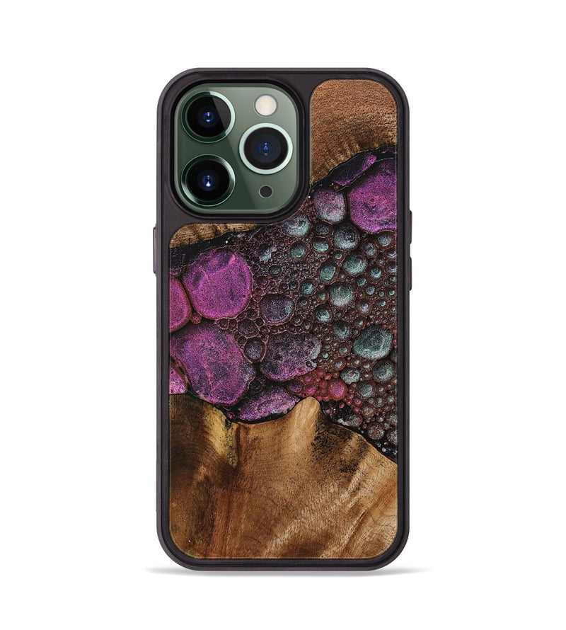 iPhone 13 Pro Wood+Resin Phone Case - Angeline (Chameleon, 706568)