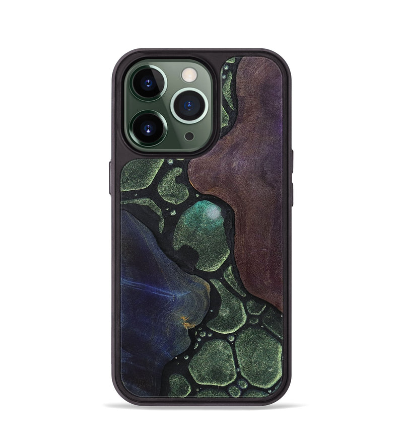 iPhone 13 Pro Wood+Resin Phone Case - Gloria (Chameleon, 706575)