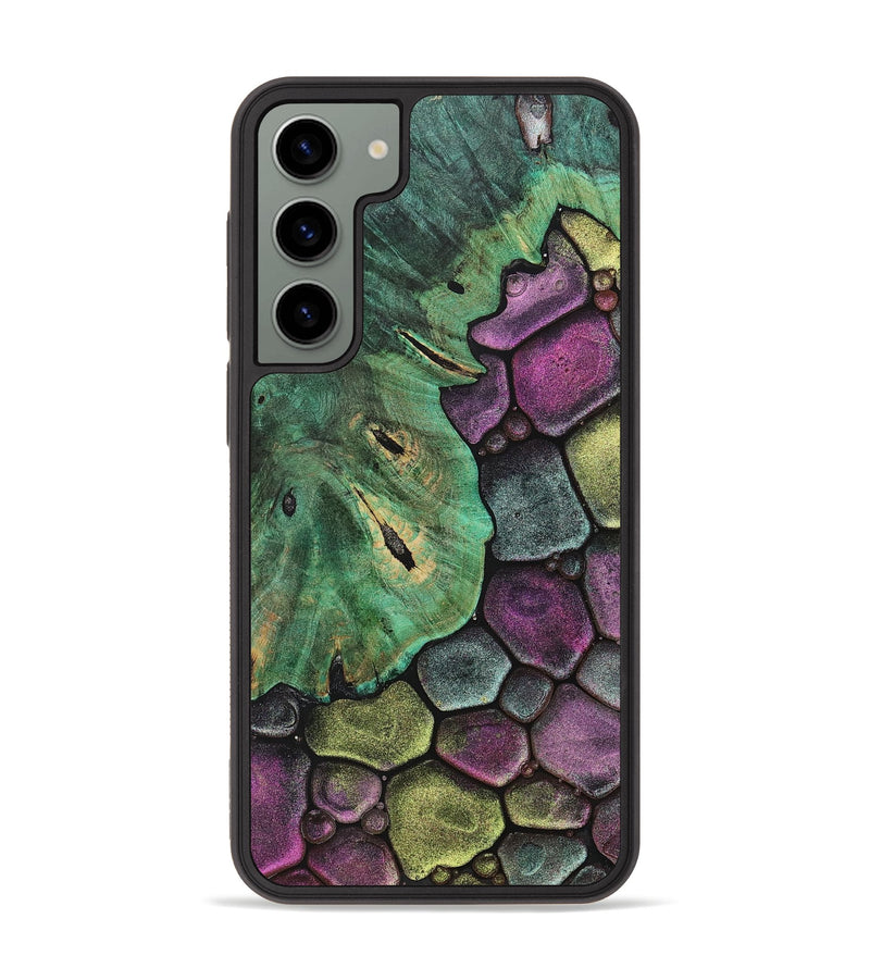 Galaxy S23 Plus Wood+Resin Phone Case - Owen (Chameleon, 706581)