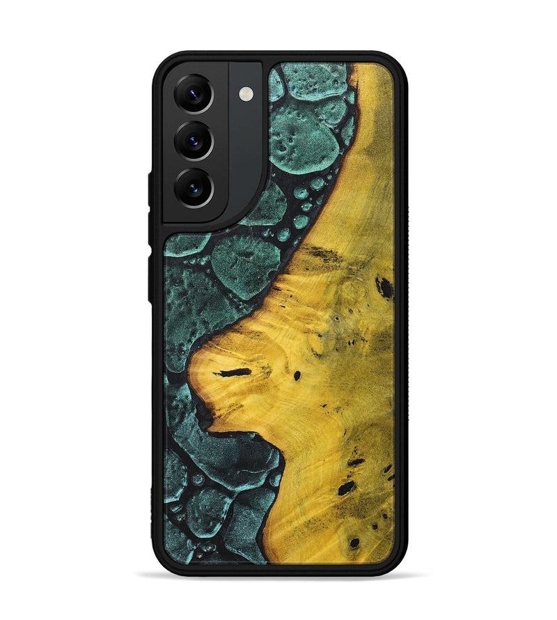 Galaxy S22 Plus Wood+Resin Phone Case - Adalyn (Chameleon, 706594)