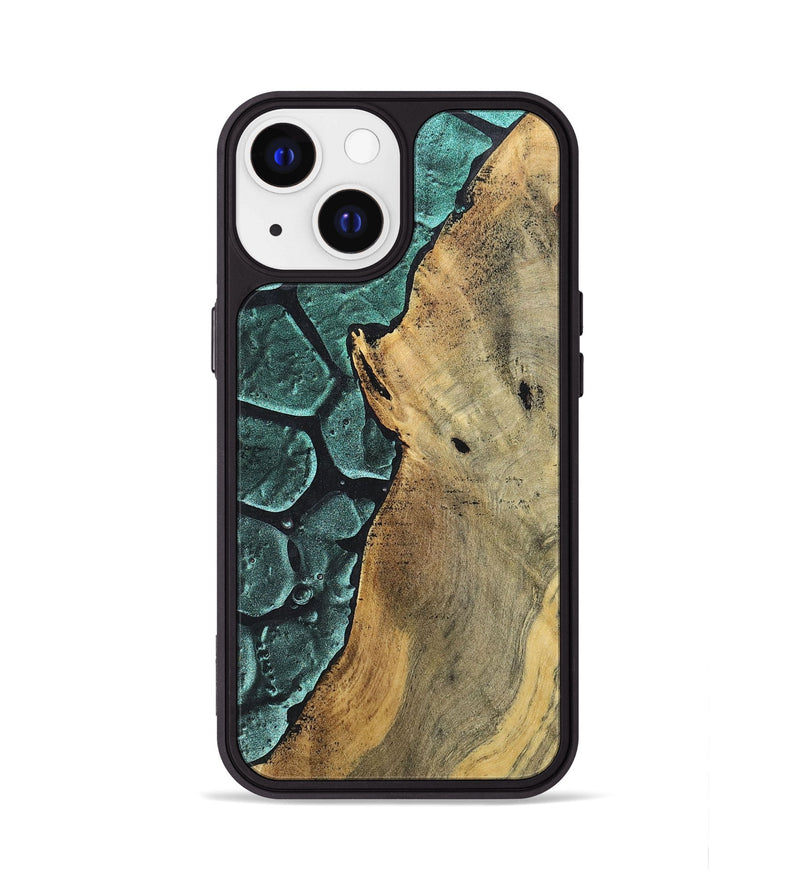iPhone 13 Wood+Resin Phone Case - Alton (Chameleon, 706596)
