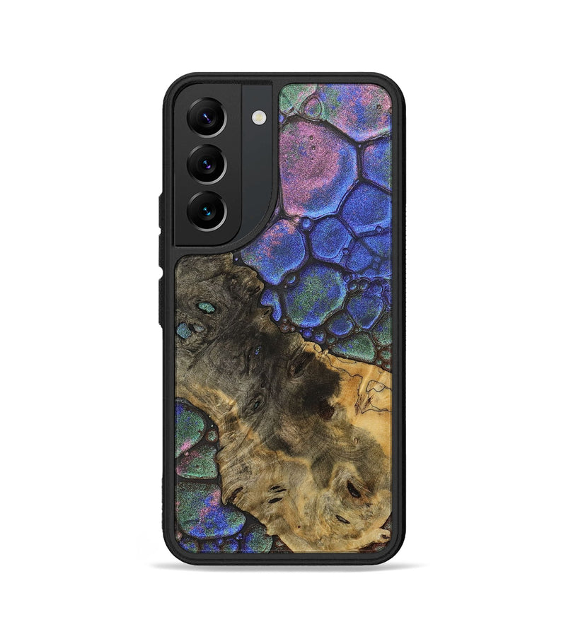 Galaxy S22 Wood+Resin Phone Case - Mona (Chameleon, 706598)