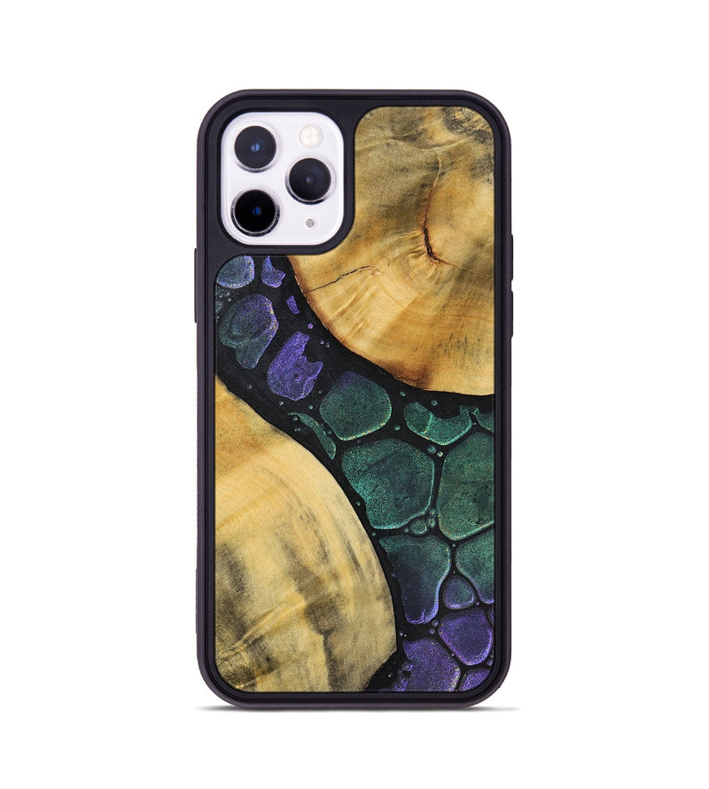 iPhone 11 Pro Wood+Resin Phone Case - Danna (Chameleon, 706602)