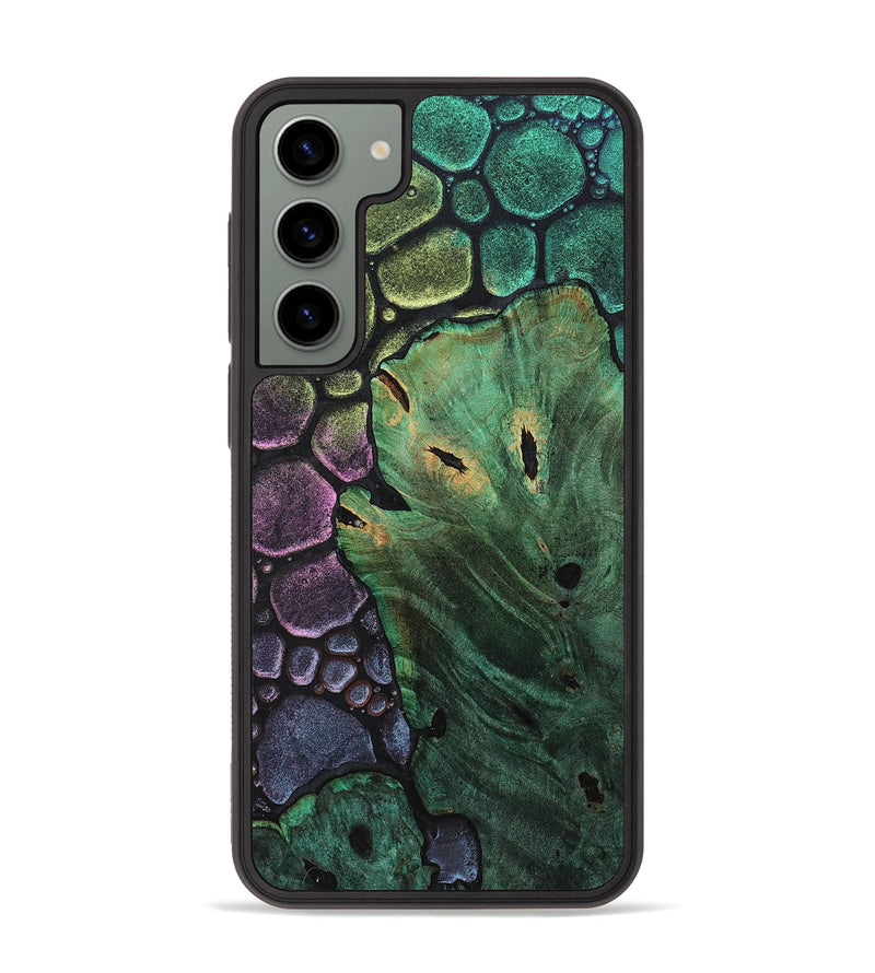 Galaxy S23 Plus Wood+Resin Phone Case - Myles (Chameleon, 706603)