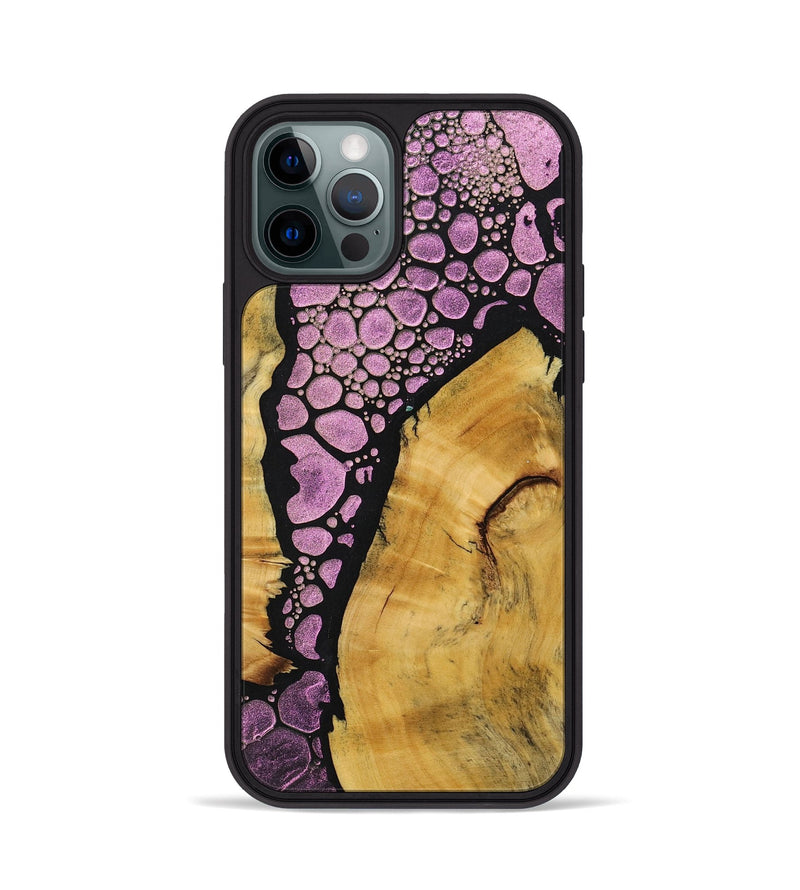 iPhone 12 Pro Wood+Resin Phone Case - Abram (Chameleon, 706617)