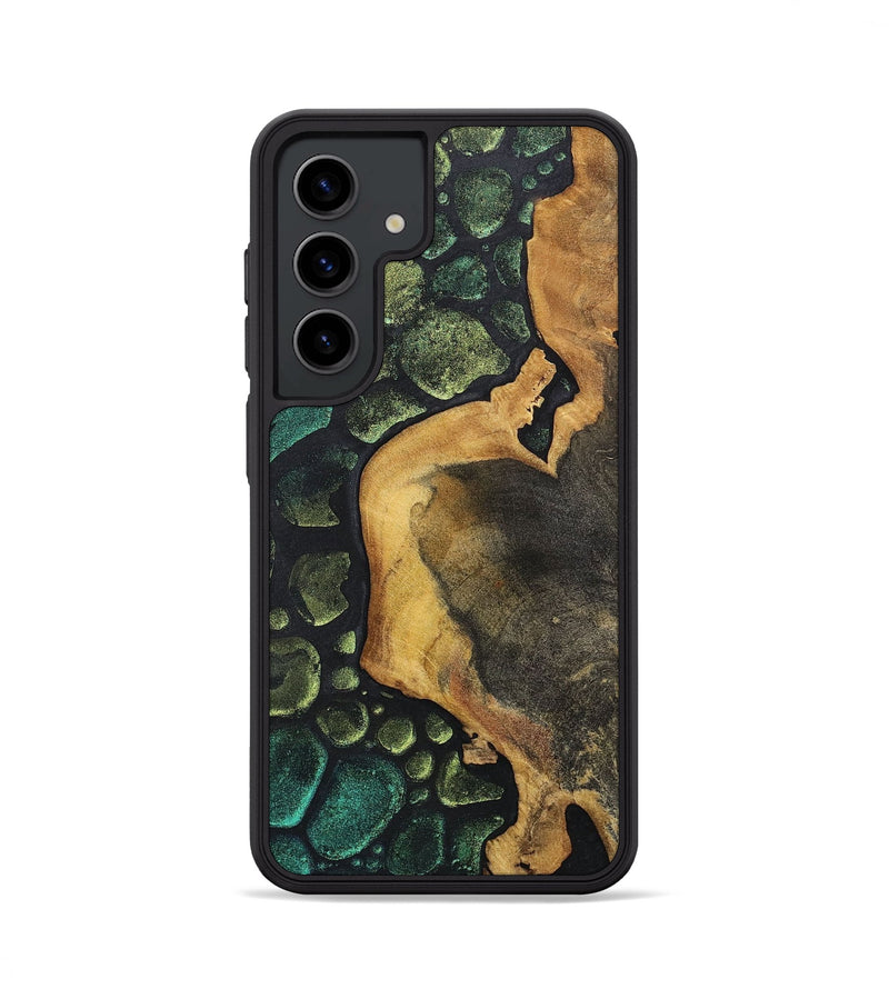 Galaxy S24 Wood+Resin Phone Case - Andrew (Chameleon, 706619)