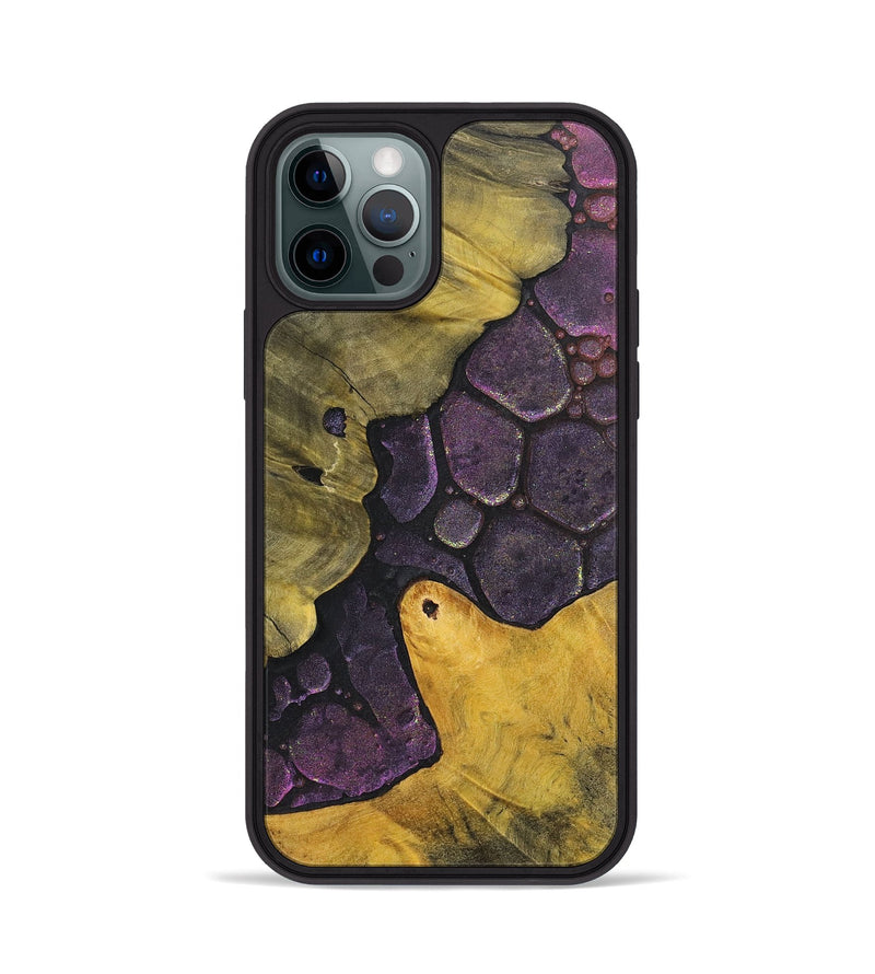 iPhone 12 Pro Wood+Resin Phone Case - Peter (Chameleon, 706620)