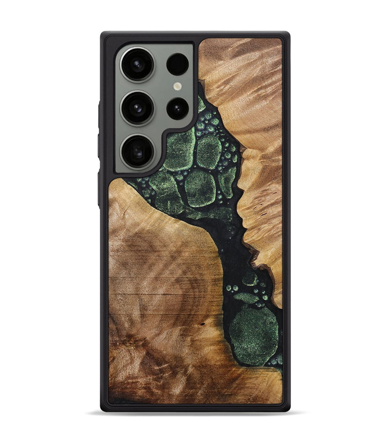 Galaxy S24 Ultra Wood+Resin Phone Case - Amy (Chameleon, 706622)