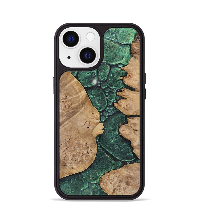 iPhone 13 Wood+Resin Phone Case - Miracle (Chameleon, 706623)