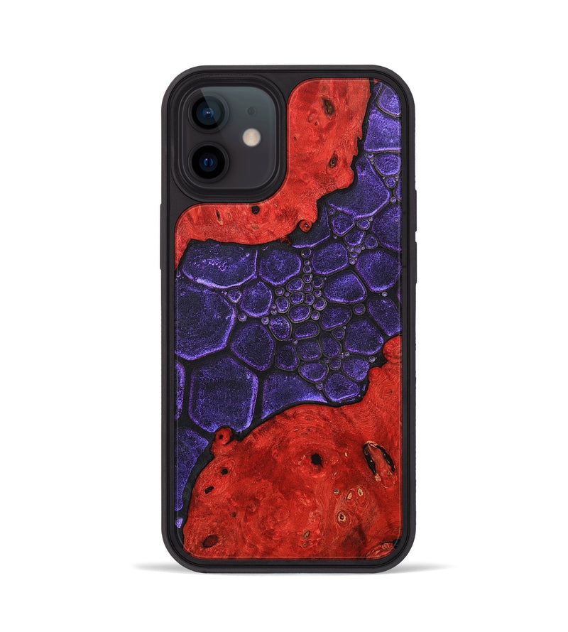 iPhone 12 Wood+Resin Phone Case - Hallie (Chameleon, 706624)