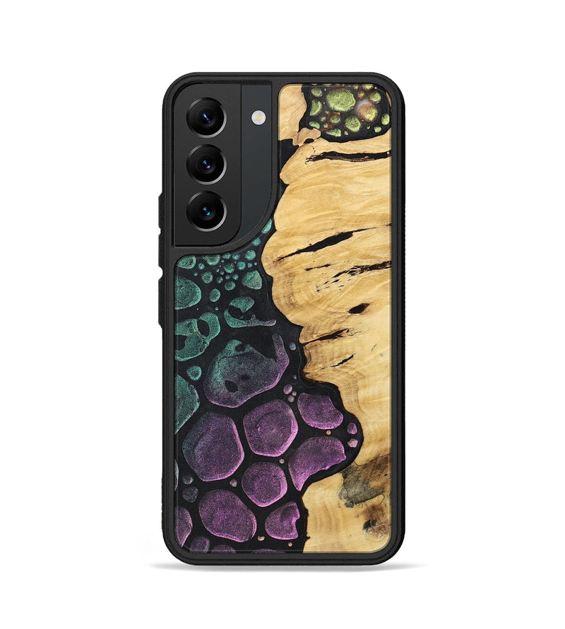 Galaxy S22 Wood+Resin Phone Case - Maci (Chameleon, 706625)