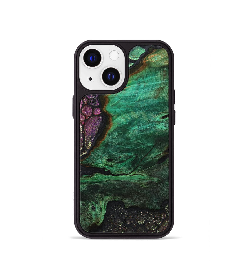 iPhone 13 mini Wood+Resin Phone Case - Jacob (Chameleon, 706627)
