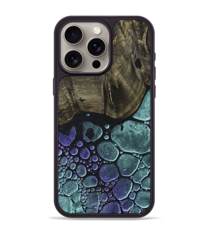 iPhone 15 Pro Max Wood+Resin Phone Case - Kiana (Chameleon, 706641)