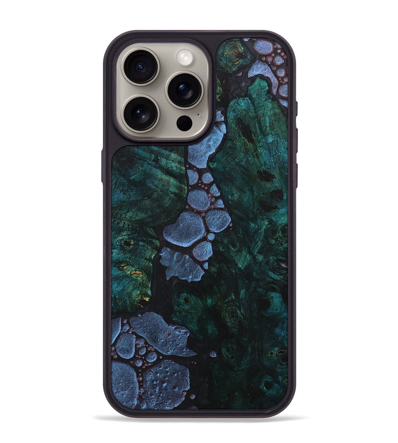 iPhone 15 Pro Max Wood+Resin Phone Case - Alfred (Chameleon, 706645)