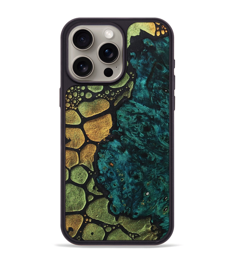 iPhone 15 Pro Max Wood+Resin Phone Case - Kirk (Chameleon, 706646)
