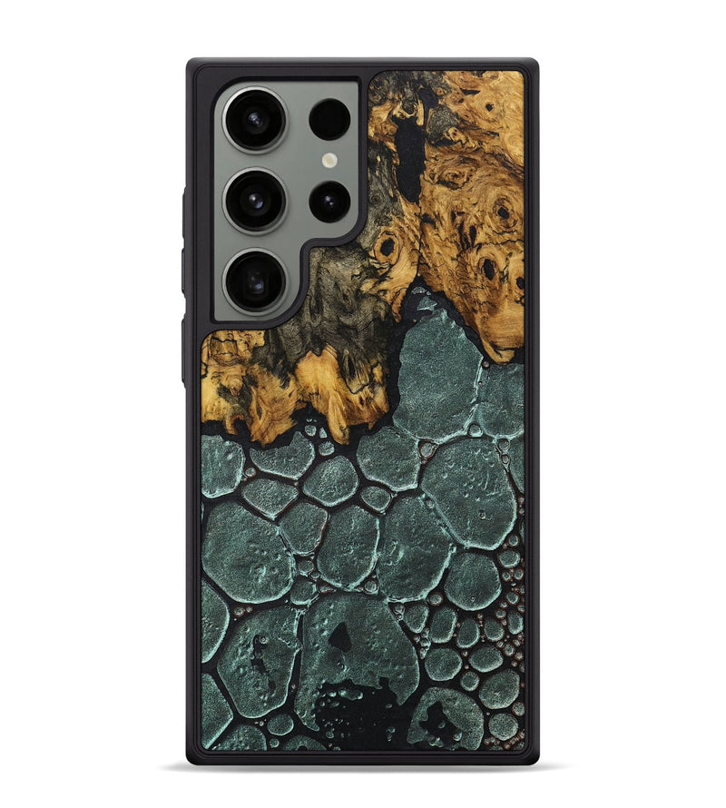 Galaxy S24 Ultra Wood+Resin Phone Case - Benny (Chameleon, 706648)