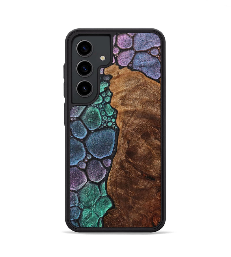 Galaxy S24 Wood+Resin Phone Case - Kizzy (Chameleon, 706657)