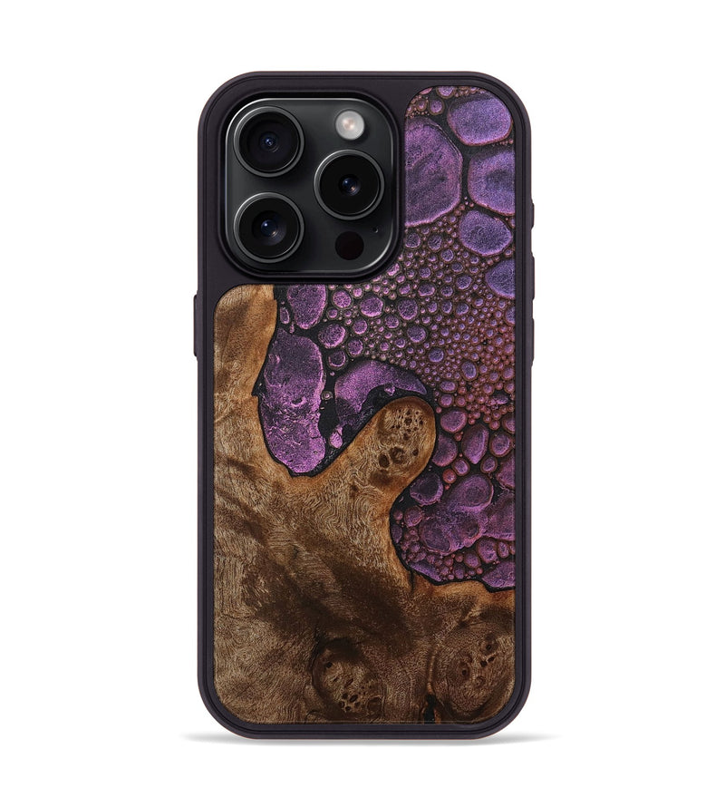 iPhone 15 Pro Wood+Resin Phone Case - Conor (Chameleon, 706662)