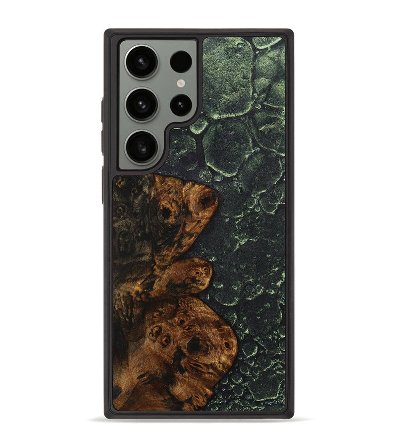 Galaxy S23 Ultra Wood+Resin Phone Case - Kristi (Chameleon, 706665)