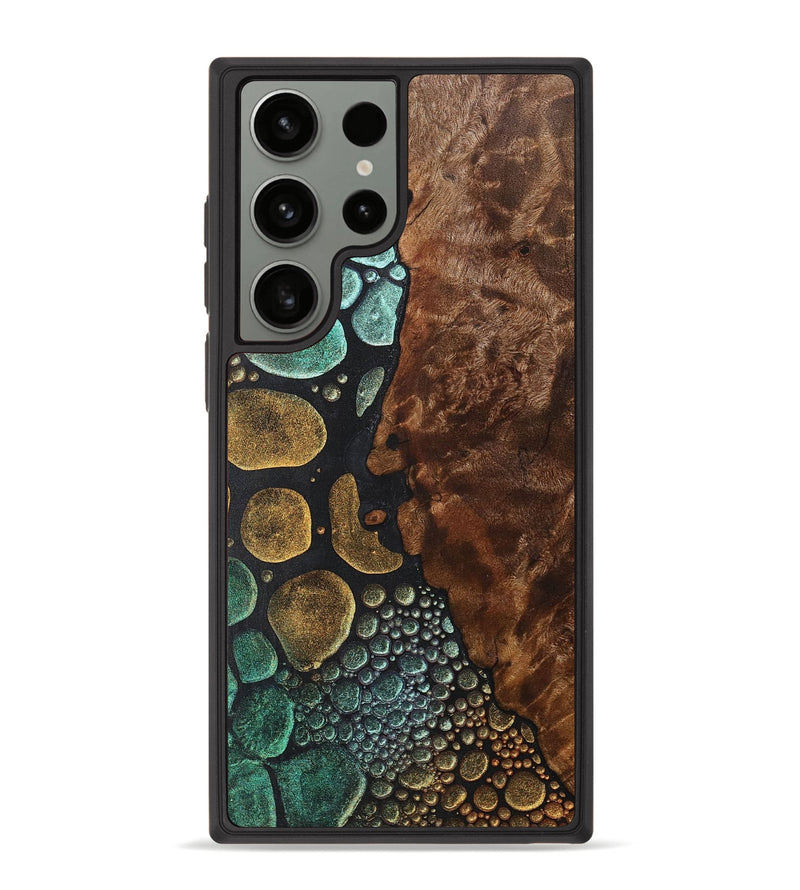 Galaxy S23 Ultra Wood+Resin Phone Case - Justin (Chameleon, 706668)