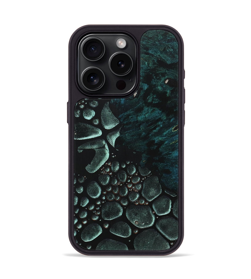 iPhone 15 Pro Wood+Resin Phone Case - Elizabeth (Chameleon, 706669)