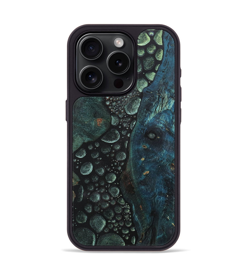 iPhone 15 Pro Wood+Resin Phone Case - Kaden (Chameleon, 706692)