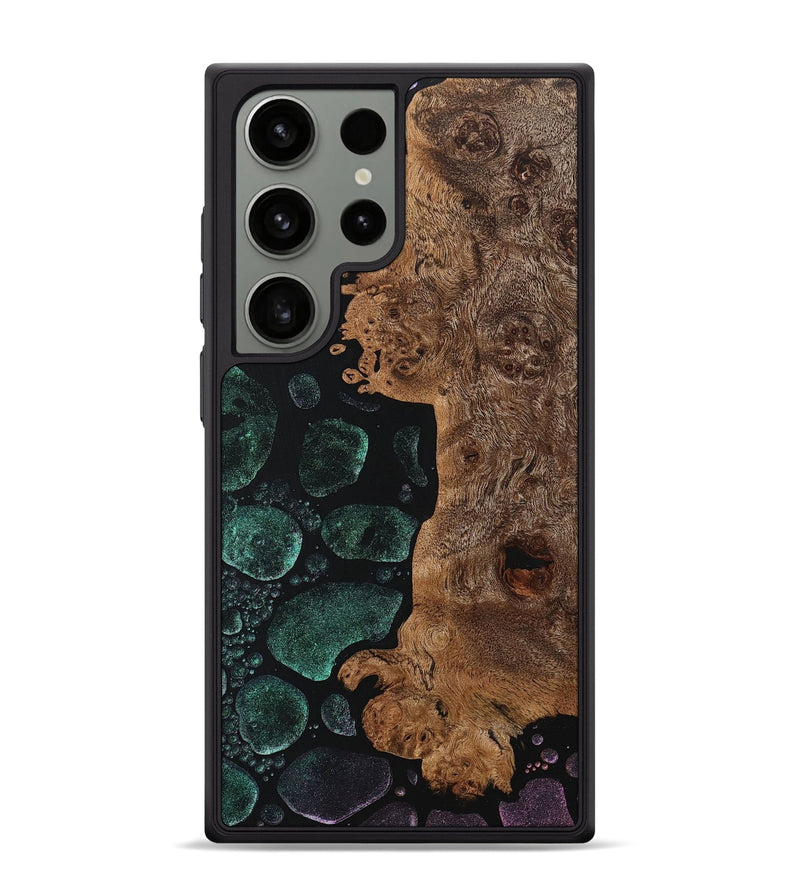 Galaxy S24 Ultra Wood+Resin Phone Case - Lucile (Chameleon, 706695)