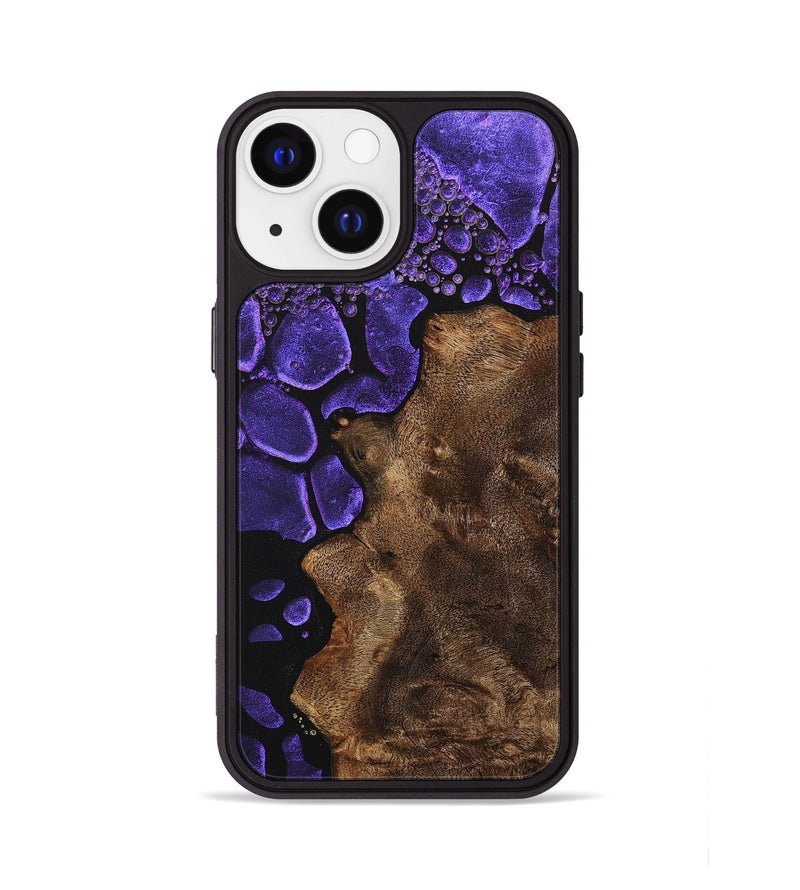 iPhone 13 Wood+Resin Phone Case - Laurie (Chameleon, 706700)