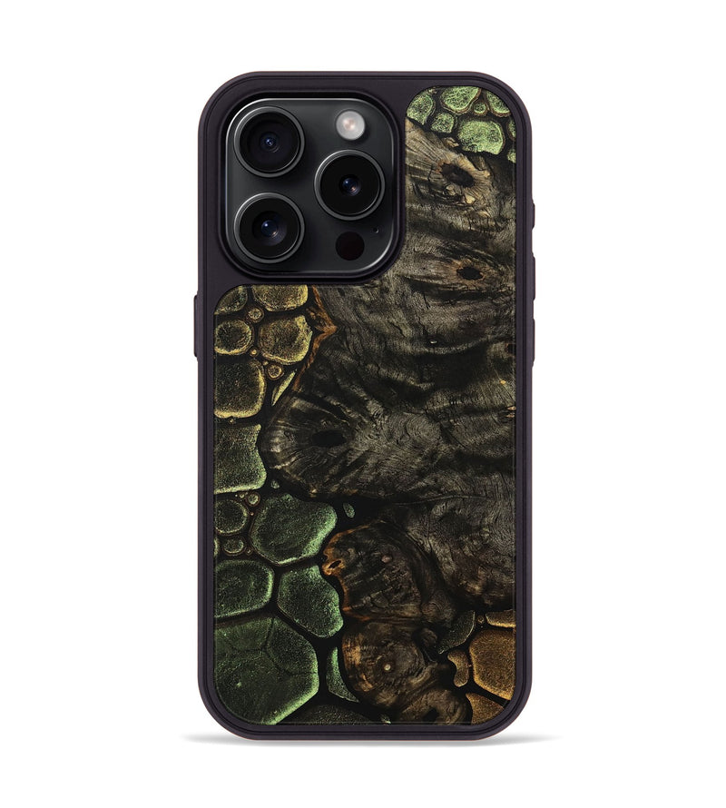 iPhone 15 Pro Wood+Resin Phone Case - June (Chameleon, 706702)