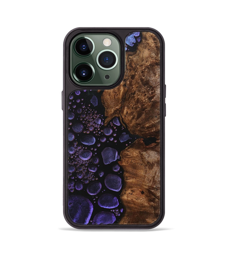 iPhone 13 Pro Wood+Resin Phone Case - Cecilia (Chameleon, 706709)