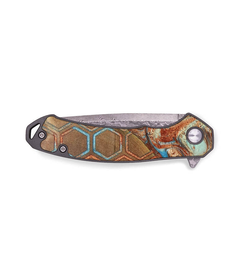EDC Wood+Resin Pocket Knife - Payton (Pattern, 706864)