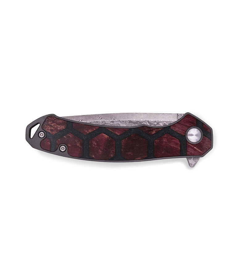 EDC Wood+Resin Pocket Knife - Yvette (Pattern, 706884)
