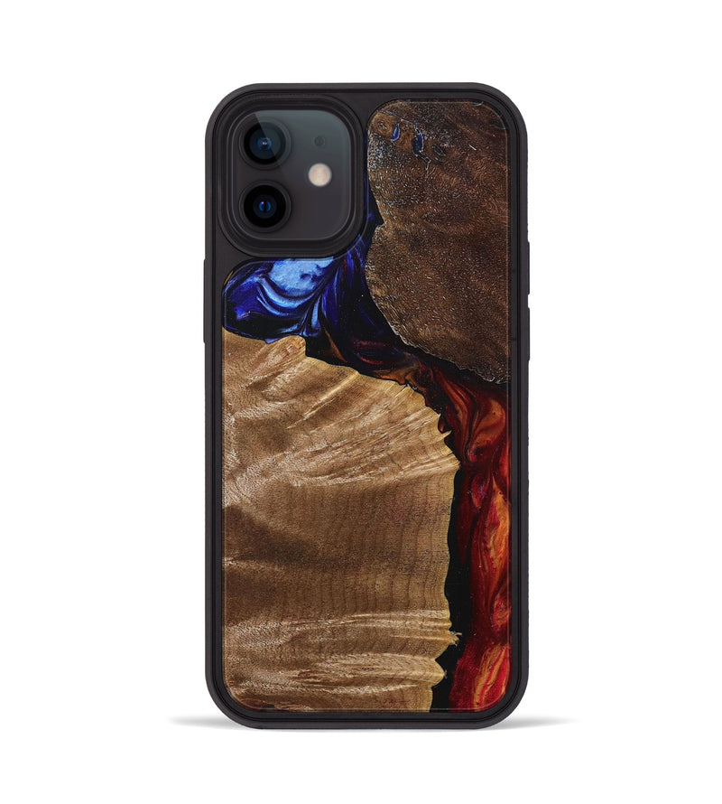 iPhone 12 Wood+Resin Phone Case - Wendi (Ombre, 707262)