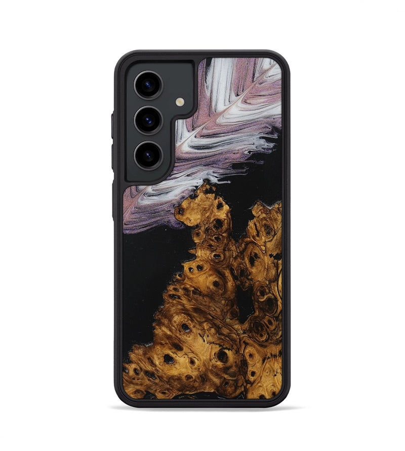 Galaxy S24 Wood+Resin Phone Case - Alejandra (Feather, 707410)