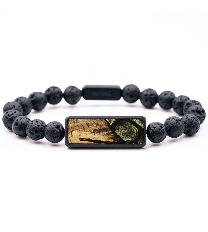 Lava Bead Wood+Resin Bracelet - Landen (Chameleon, 708613)