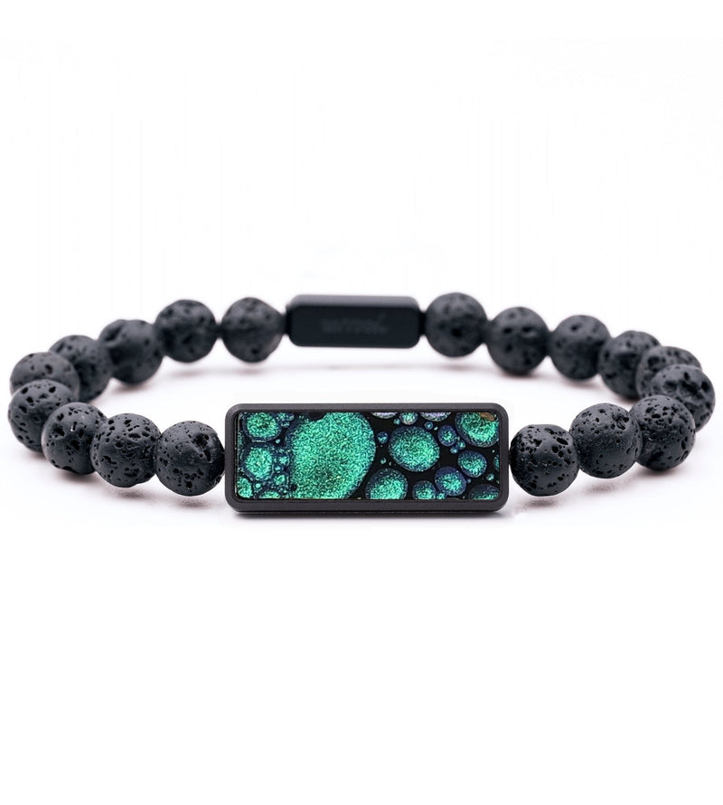 Lava Bead Wood+Resin Bracelet - Ashton (Chameleon, 708620)