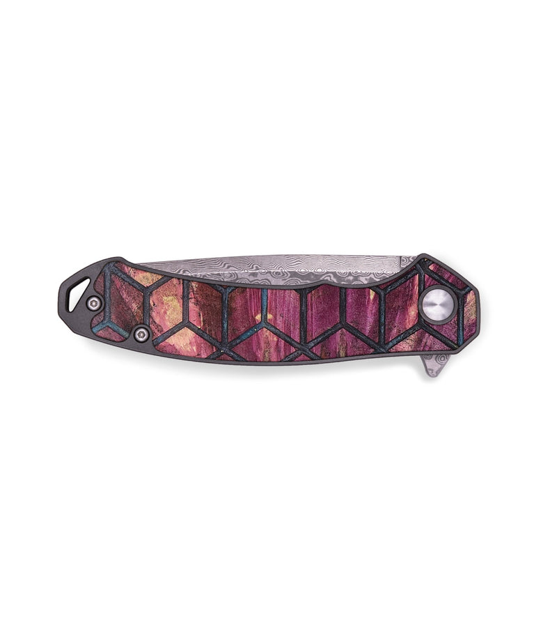 EDC Wood+Resin Pocket Knife - Lou (Pattern, 709093)