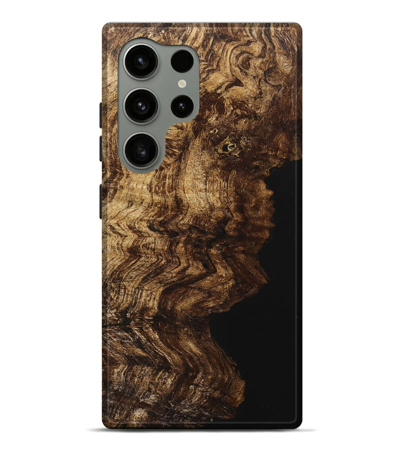 Galaxy S24 Ultra Wood+Resin Live Edge Phone Case - Reed (Wood Burl, 710127)
