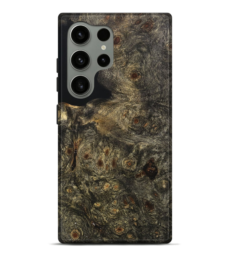 Galaxy S24 Ultra Wood+Resin Live Edge Phone Case - Erma (Wood Burl, 711301)