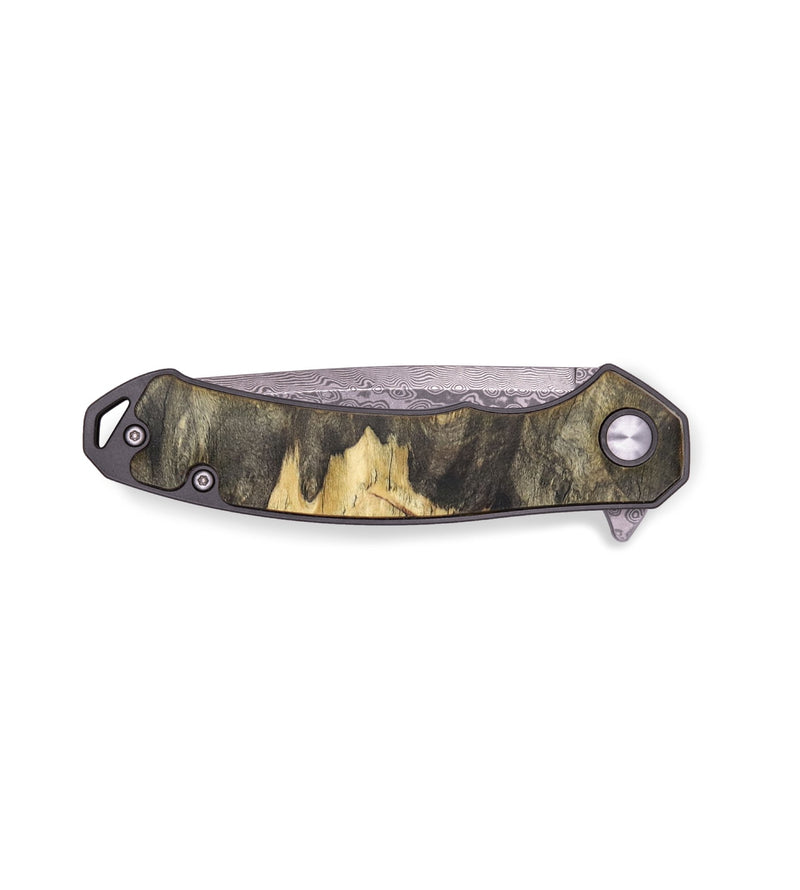 EDC Wood+Resin Pocket Knife - May (Wood Burl, 712720)