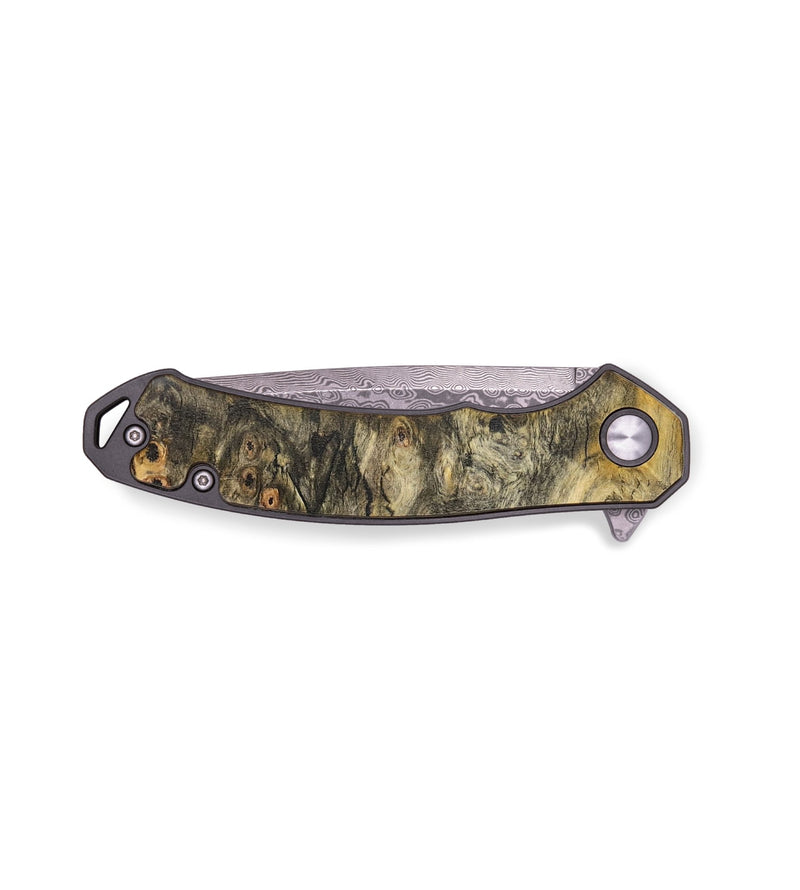 EDC Wood+Resin Pocket Knife - Becky (Wood Burl, 712723)