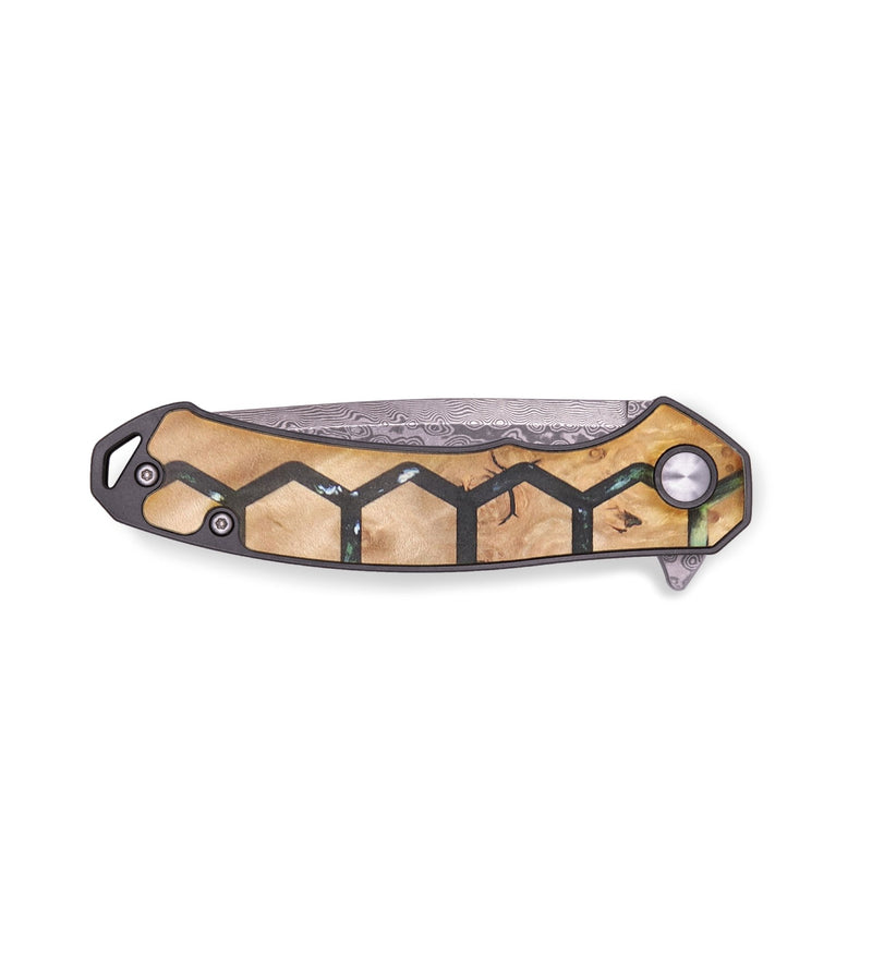 EDC Wood+Resin Pocket Knife - Timmy (Pattern, 712731)
