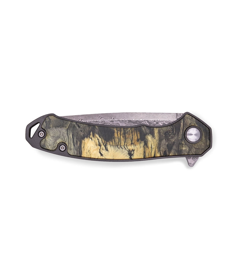 EDC Wood+Resin Pocket Knife - Mekhi (Wood Burl, 713277)