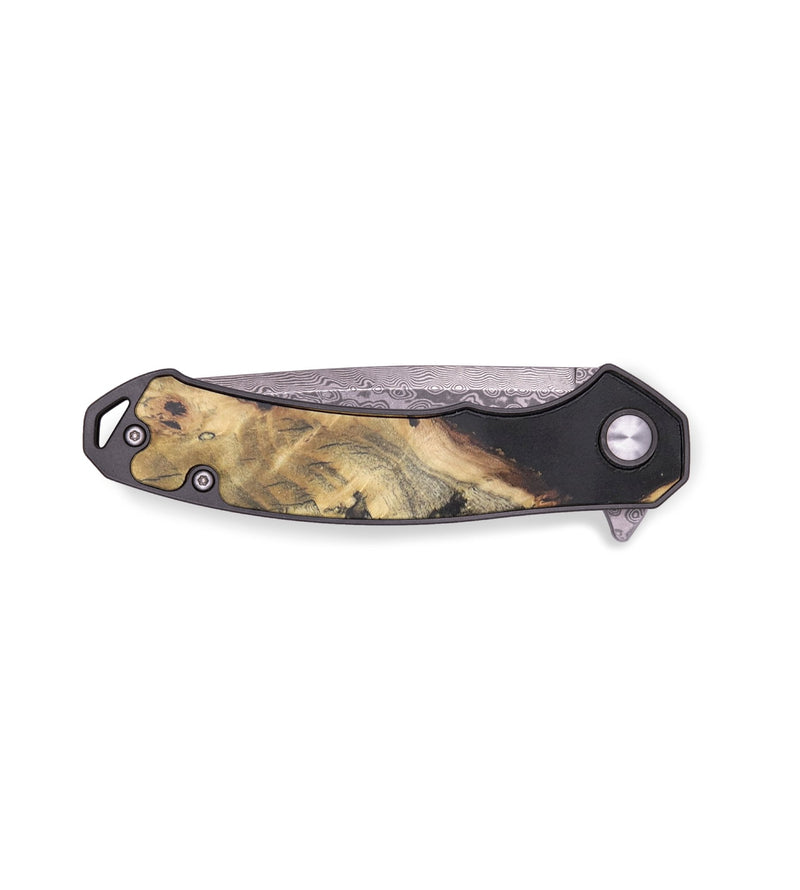 EDC Wood+Resin Pocket Knife - Tracy (Wood Burl, 713292)
