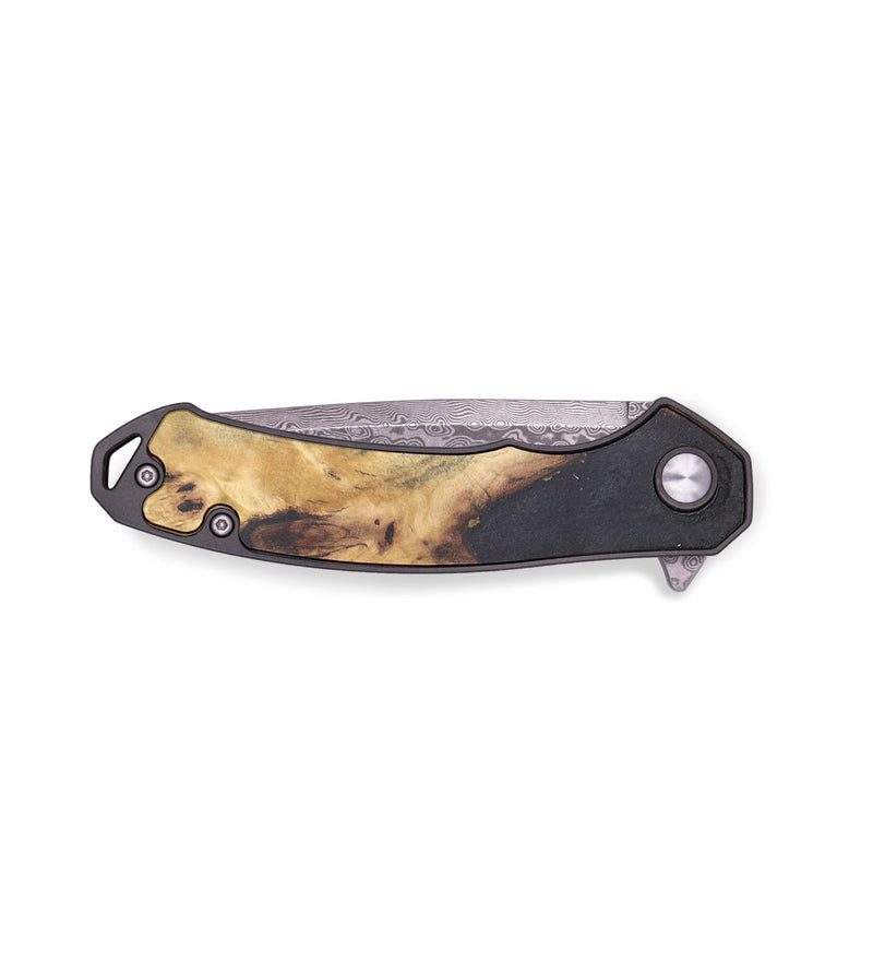EDC Wood+Resin Pocket Knife - Alison (Wood Burl, 713294)