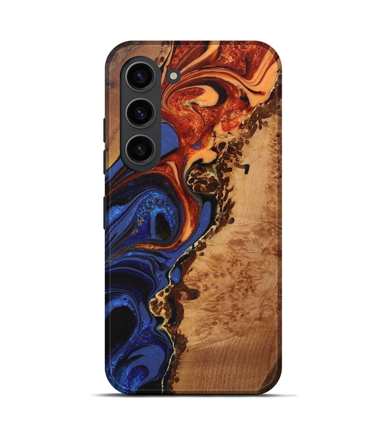 Galaxy S23 Wood+Resin Live Edge Phone Case - Willa (Ombre, 717040)